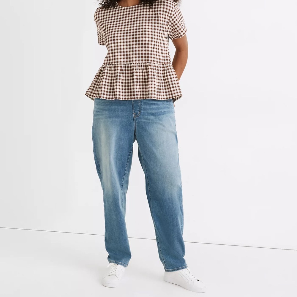 NWT Madewell Pull-On Jeans in Keefe Wash Size 31
